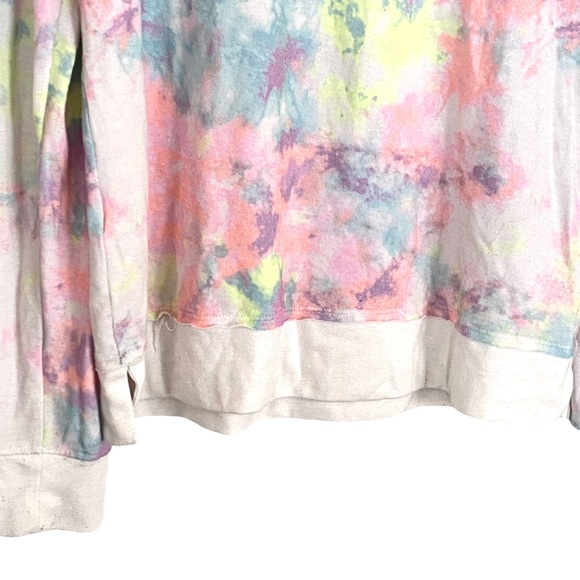 Inspired Hearts Tie Dye Pullover Hoodie Super Soft Cotton Candy Top Juniors L - Picture 9 of 16